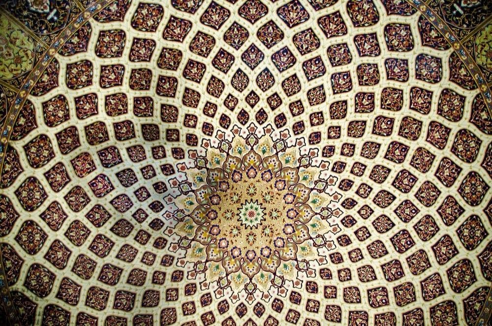 Hand-knotted rug